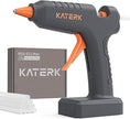 Katerk 12V Cordless Hot Glue Gun – 10 Glue Sticks, Drip-Free, Fast Heating, Rechargeable