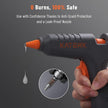 Katerk 12V Cordless Hot Glue Gun – 10 Glue Sticks, Drip-Free, Fast Heating, Rechargeable