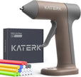 Katerk Cordless Hot Glue Gun Kit, 30s Fast Heat & 20 Colorful Sticks, Anti-drip & Auto shut-off for safe, Ideal for DIY, School Crafts & Repairs