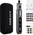 Katerk Mini Cordless 3.7V Rotary Tool Kit, 5-Speed with 70 Accessories – Sanding, Engraving, Polishing, Drilling